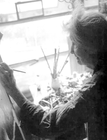 frances brand in studio GRAY